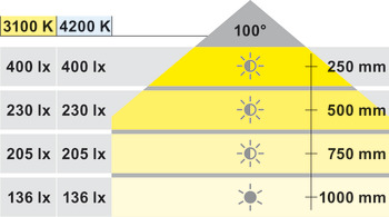 LED-Band im Silikonschlauch, LED 1163 24 V 2-pol. (monochrom), für Nut 4 x 8 mm, 180 LEDs/m, 9,6 W/m, IP44