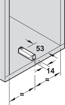 Adapterplatte, Blum Modell 956.1201