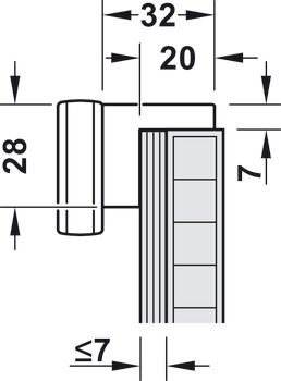 Schrankleuchte, LED 1153 24 V